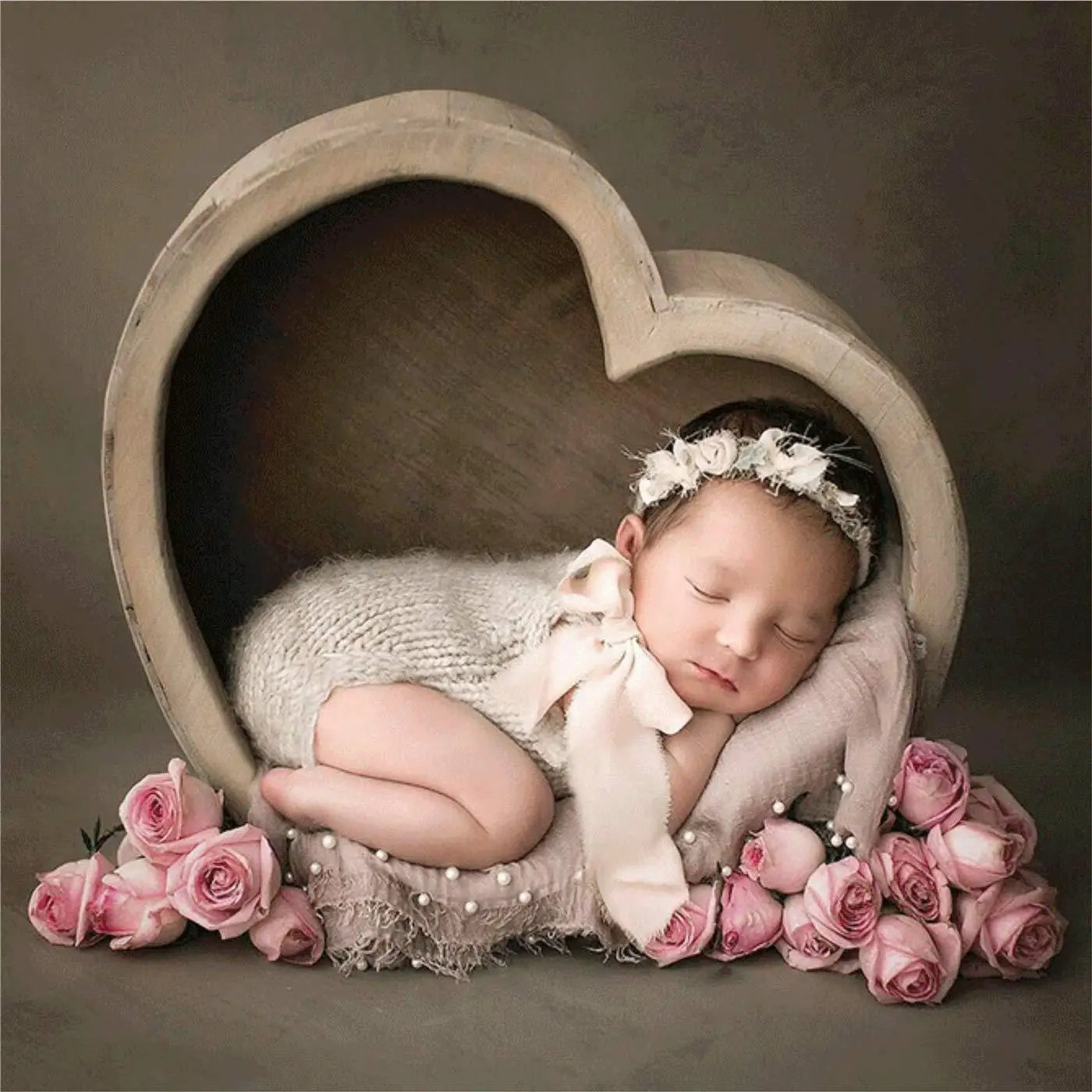 Newborn Photography Prop Baby Wraps with Pearls Soft Stretch Wrap Blanket Little Babe Cloth Accessories Swaddle Photo Accessori