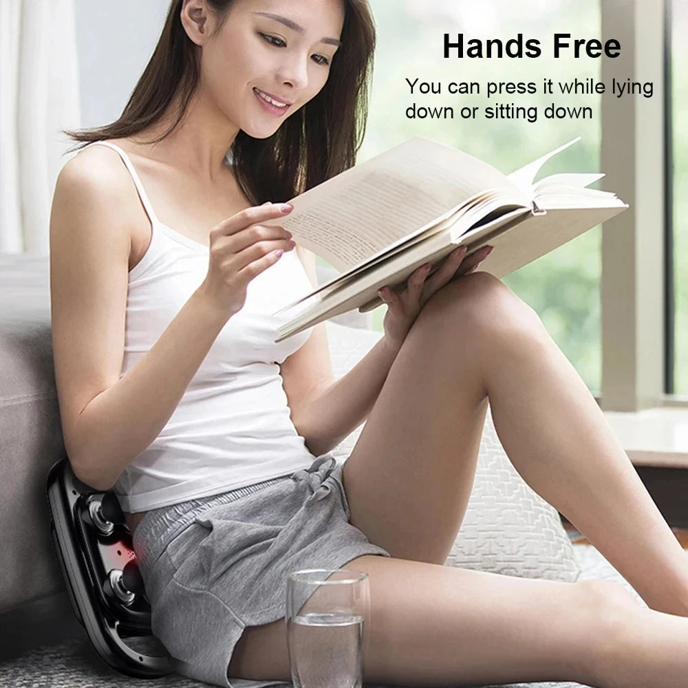 6-Head Muscle Massager for Deep Tissue Percussion & Relaxation, Body Tension from Neck, Shoulders, Legs