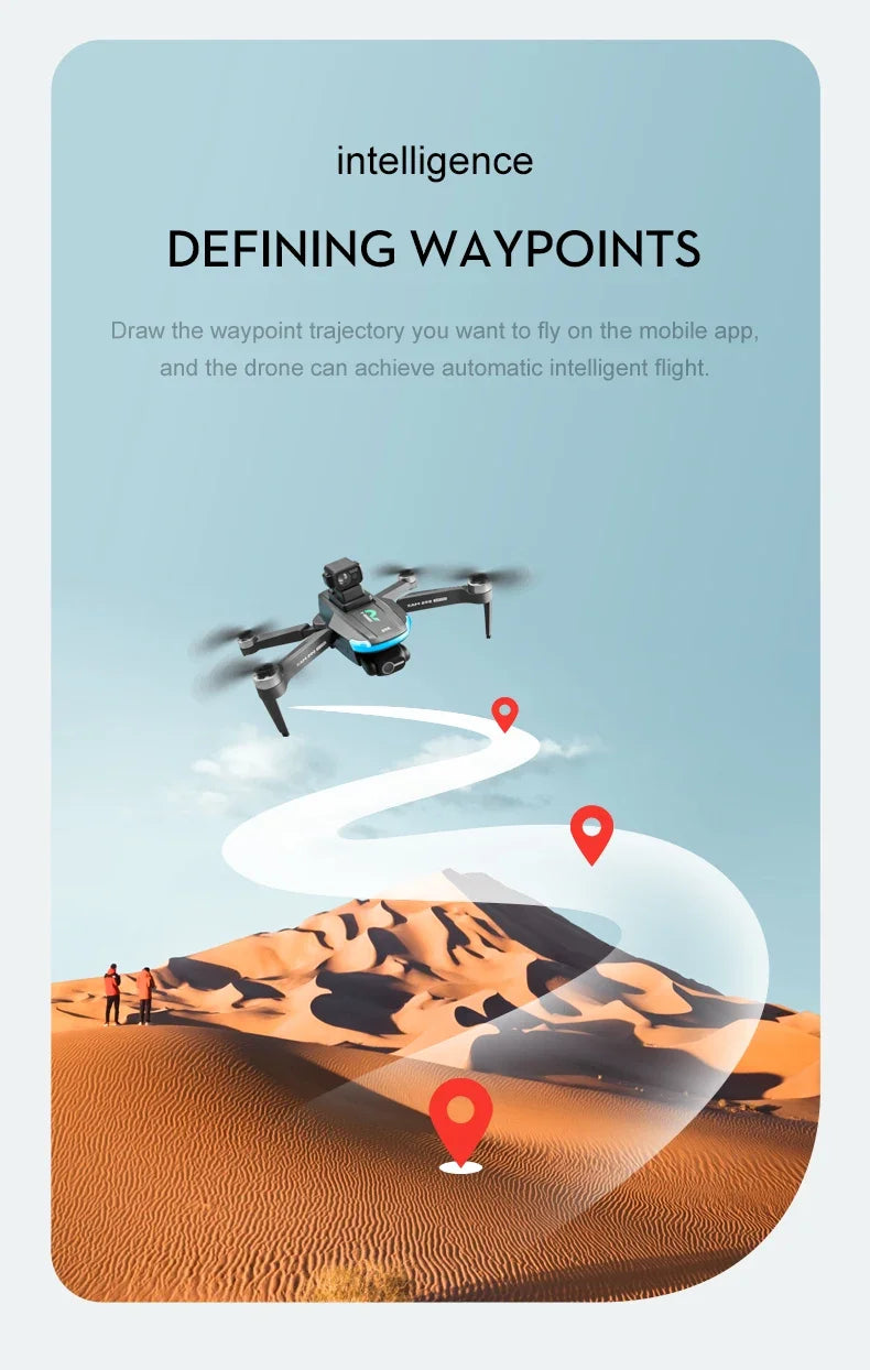 NEW S9S MAX MINI Drone 4K 2-Axis PTZ HD Dual Camera Laser Obstacle Avoidance Brushless Motor GPS 5G WIFI RC FPV Quadcopter Toys