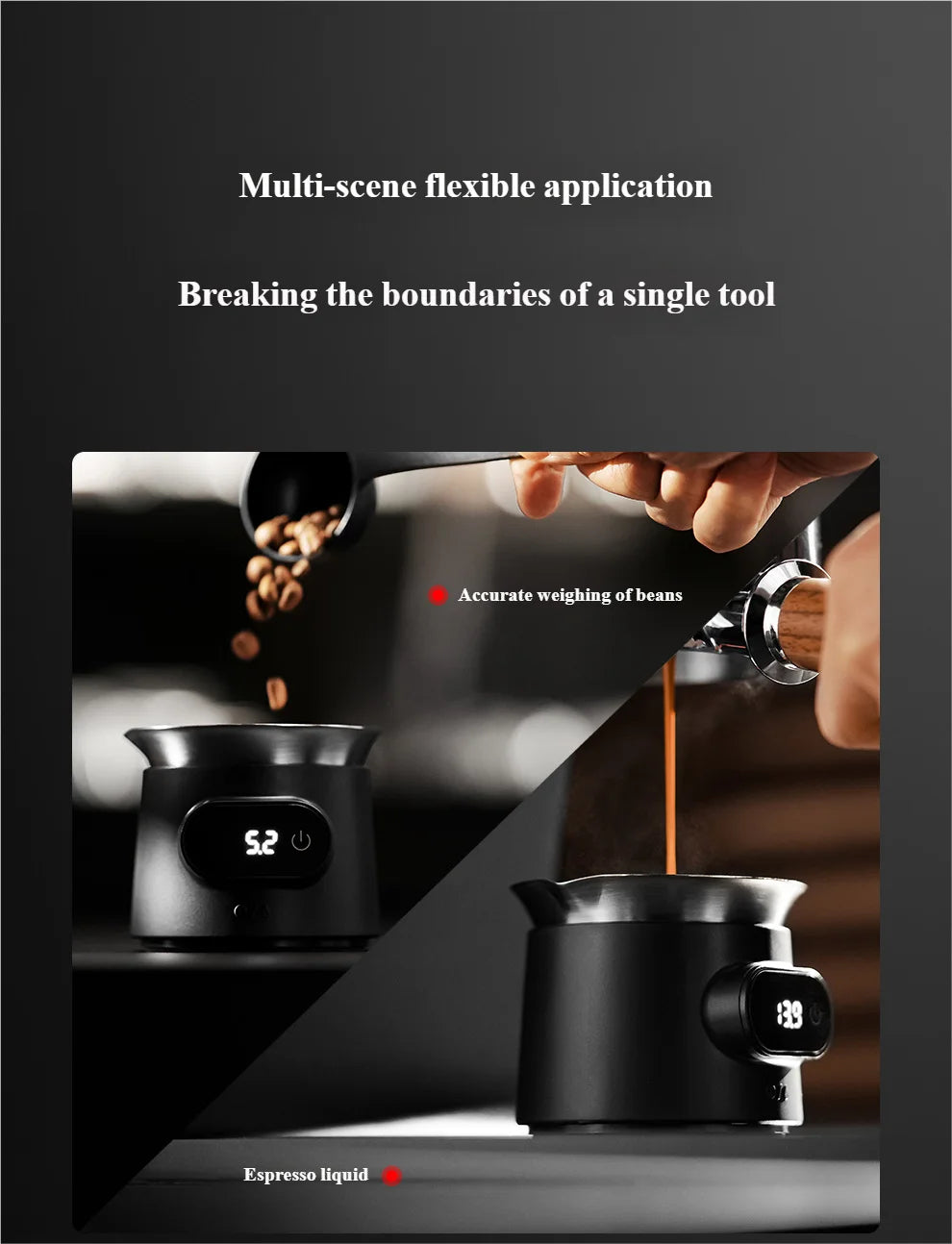 MHW-3BOMBER ESP Coffee Scale Precision Efficiency Lightweight Convenience All-Scenario Indoor & Outdoor Professional Scale