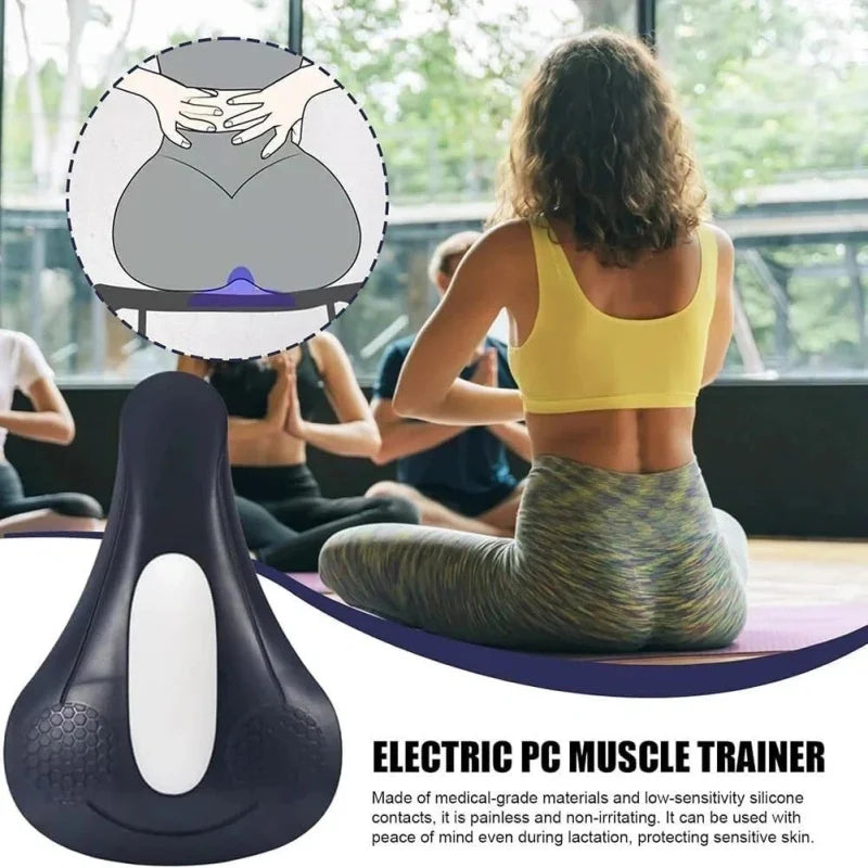 Wireless Pelvic Floor Muscle Sphincter Trainer USB Charging Postpartum Recovery Anal Lift Exerciser Massage Mat for Women Men