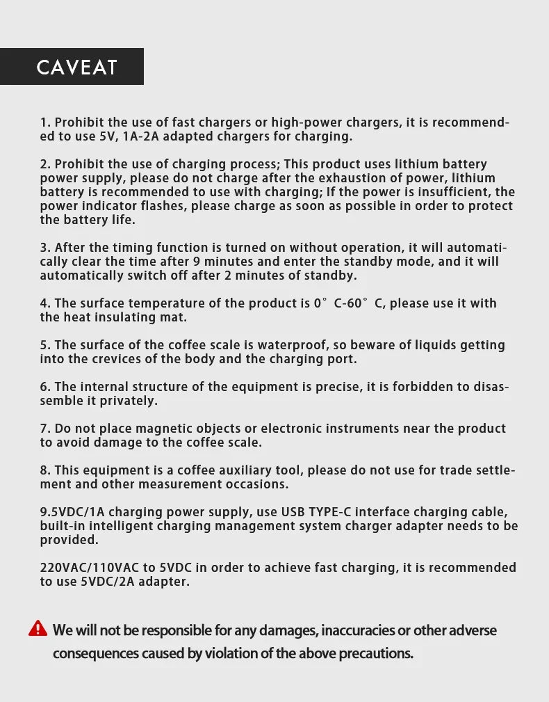 MUVNA Electronic Scale Bean Tray Espresso LED Weighing 0.1g ABS Electronic ScaleHigh Precision Measures Black Beige