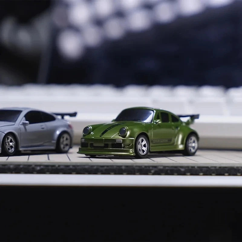 2025 New 1/64 Rc Car Desktop Remote Control Car Toy Stunt Remote Control Drift Car Rc Mini Racing 2.4g Simulation  Toy Model Gif