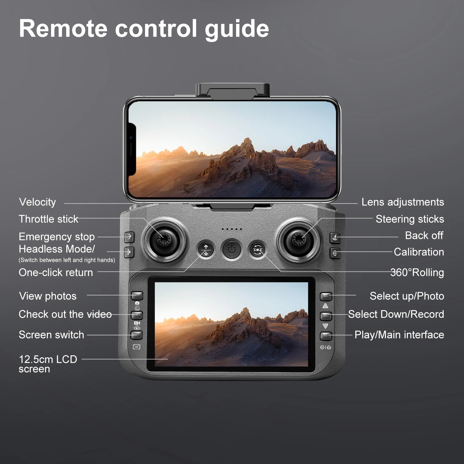 2025 S156 PRO Drone 8K HD Aerial Photography Dual-Camera Dron with Screen Omnidirectional Obstacle Avoidance Drone RC Toy Gift