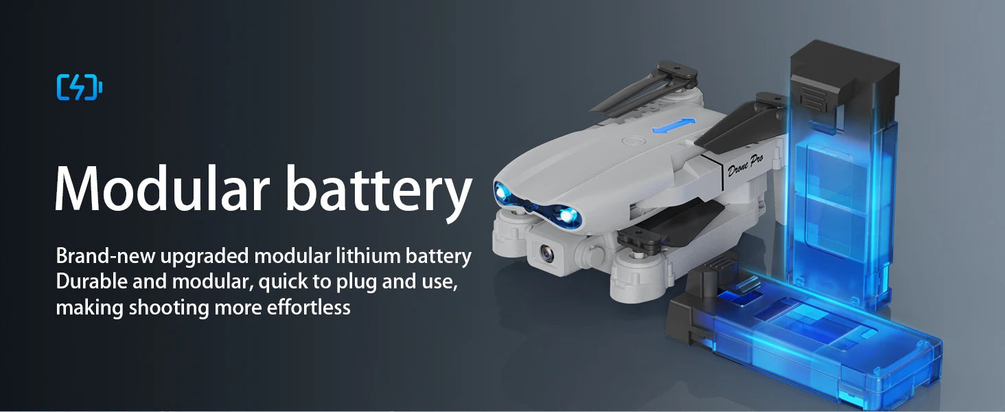 E99 Air Screen Control Drone Professional Wide RC Dron HD 4K Camera Foldable Helicopter Aircraft Quadcopter Drone Kid Gift Toys