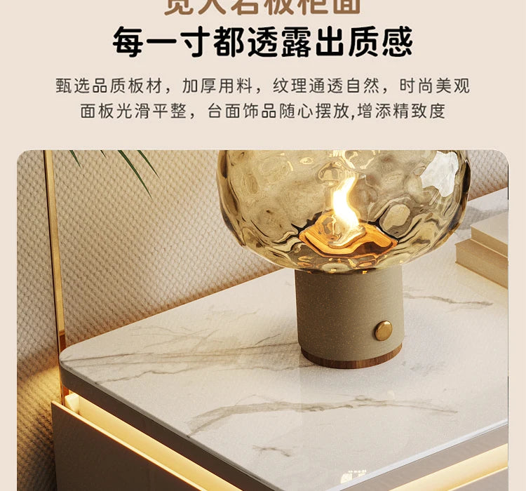 Simple Space Saving Cabinets Living Room Portable Storage Modern Trendy Display Cabinet Simple Luxury Vitrina Furniture