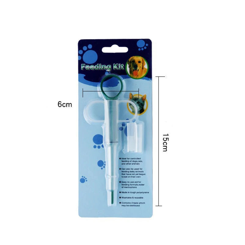Pet feeding syringe safe and comfortable pet cat dog feeding medicine stick deworming liquid medicine syringe pet supplies