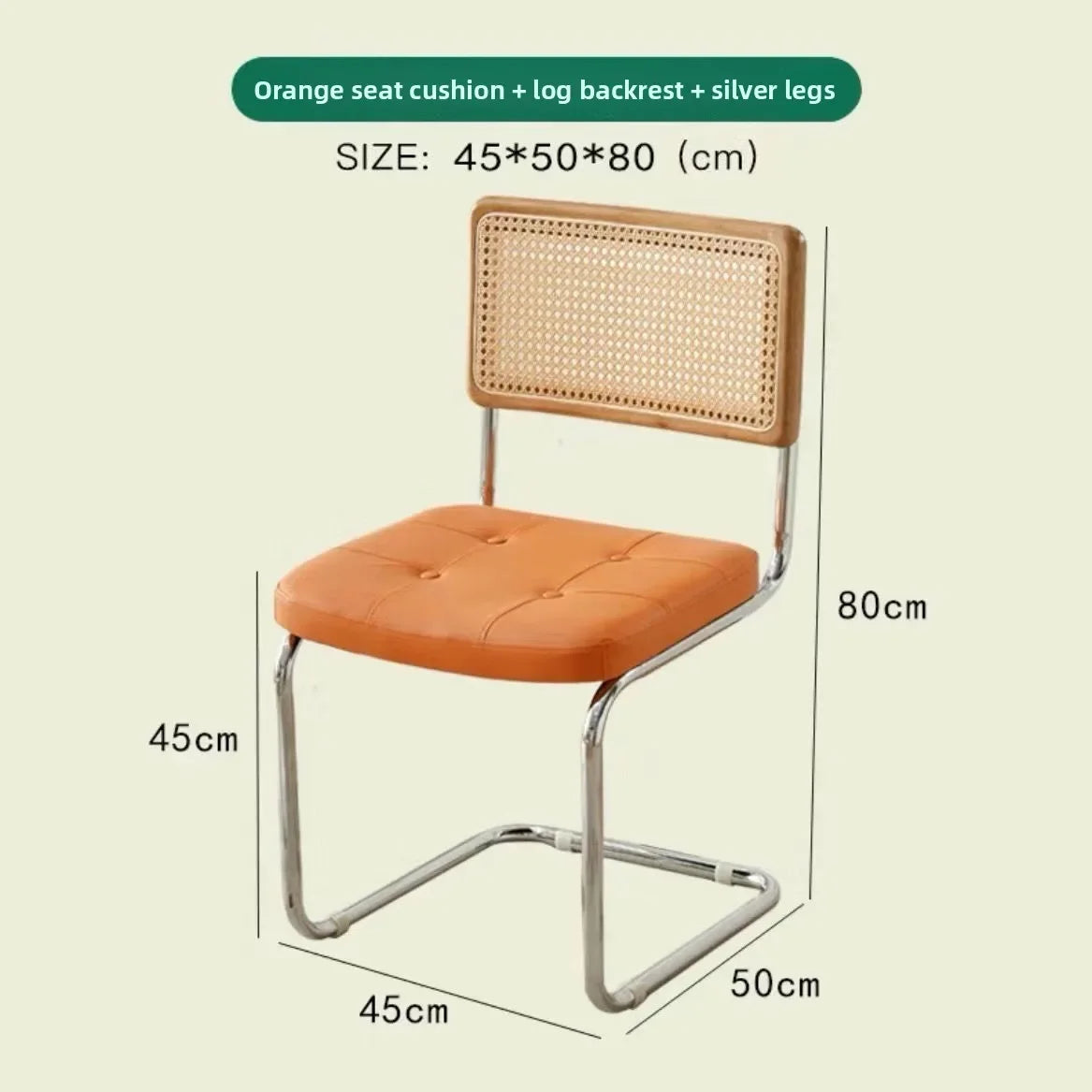 Kitchen Rattan Nordic Dining Chair Cesca Wooden Salon Design Ergonomic Dining Chair Modern Luxury Cadeira Home Furniture WK50DC