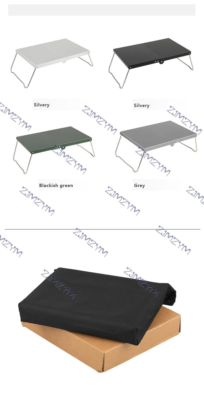 Outdoor Camping Folding Table Ultralight Tables Hiking Aluminum Table Picnic Portable Mini Coffee Small Teatable BBQ