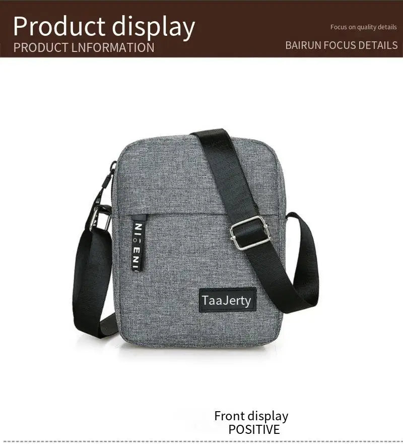 New men's crossbody bag, small crossbody bag, crossbody backpack, casual wallet, multi-functional business bag