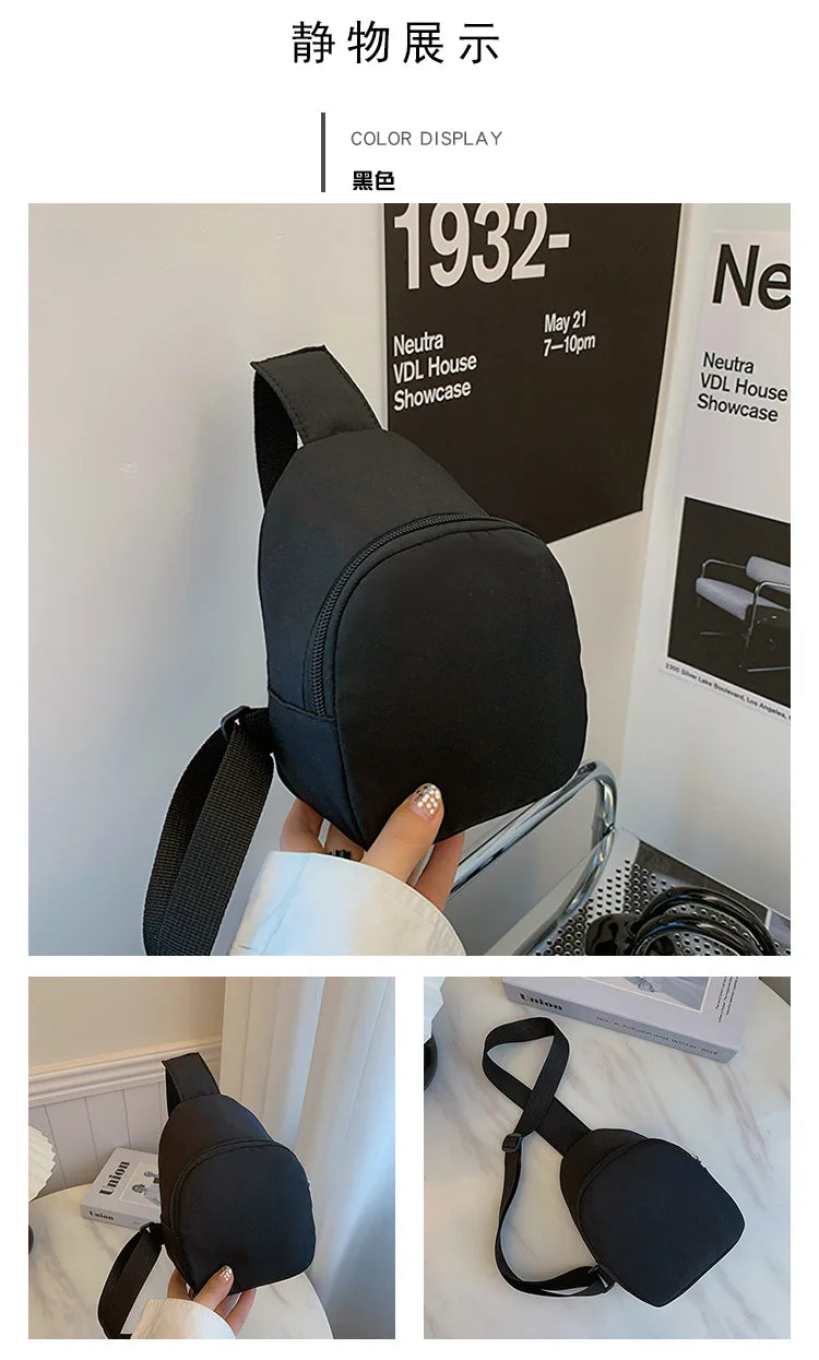 New Kids Chest Bag KPop Demon Hunters Printed Lightweight Single Shoulder Crossbody Bag Hot Movie Children Girl Boy Chest Bag