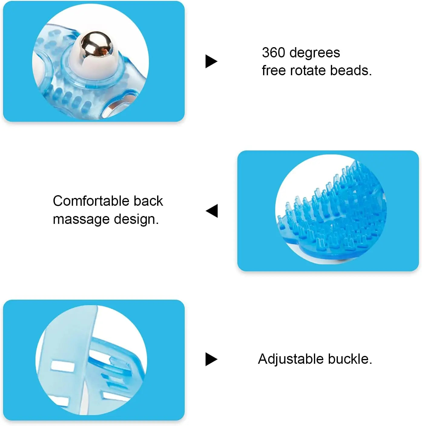 Handheld Massage Ball for Muscle Back Neck Joint Foot Shoulder Leg Pain Relief - Palm Shaped Massage Tool with Roller Balls