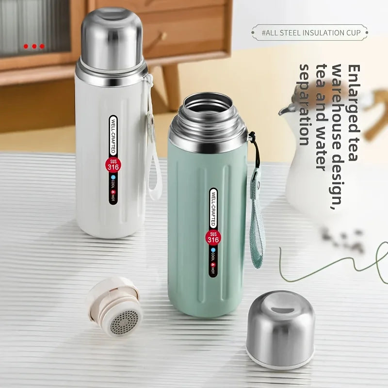 Thermos Bottle Vacuum Flasks Tumbler 316 Stainless Steel Thermal Water Bottle Keep Hot And Cold Insulated Cup Drinkware
