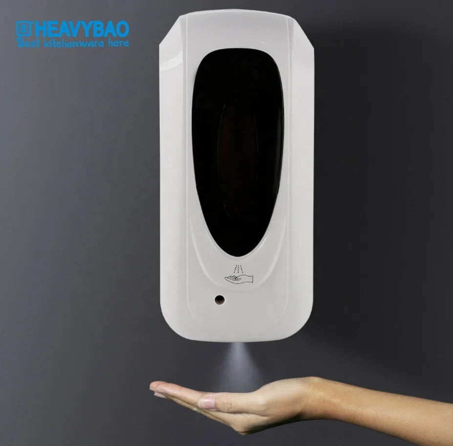 Hand Washing MachineHeavybao Wall Mounted Electric Smart Sensor Auto Touchless Alcohol Gel Soap Dispenser Automatic Liquid Hand