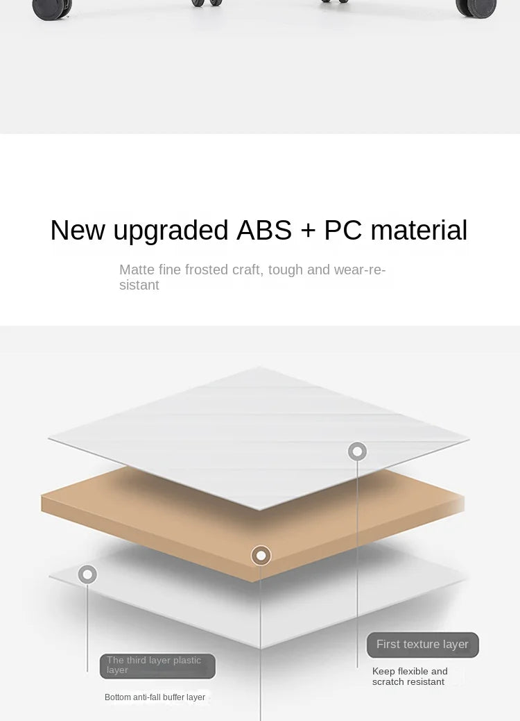 Large Capacity Travel Luggage Aluminum frame Suitcase Trolley Case 24/28/30 inch Travel Suitcase with Cup Holder Boarding Case