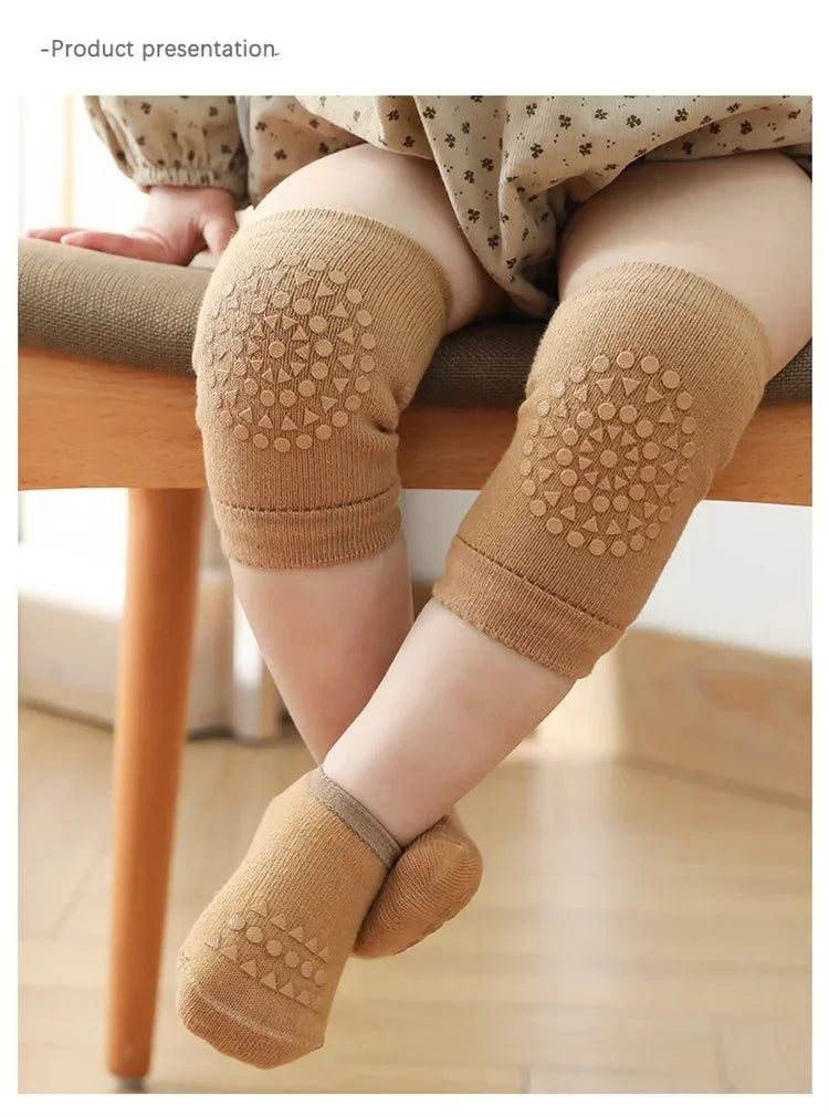 Soft Newborn Slip Toddler Anti Sock For Girls Boys Baby Girl Boy Sport Socks and Knee 2Pcs Infant Set Summer Spring 2023 New