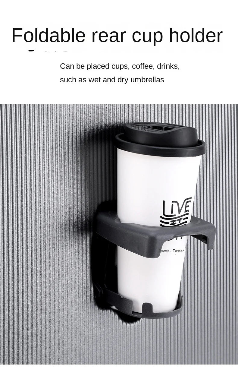 24"26 Inch Travel Suitcase Aluminum frame Wide Trolley Case Carry-on Luggage with Cup Holder 20Inch Boarding Box Rolling Luggage