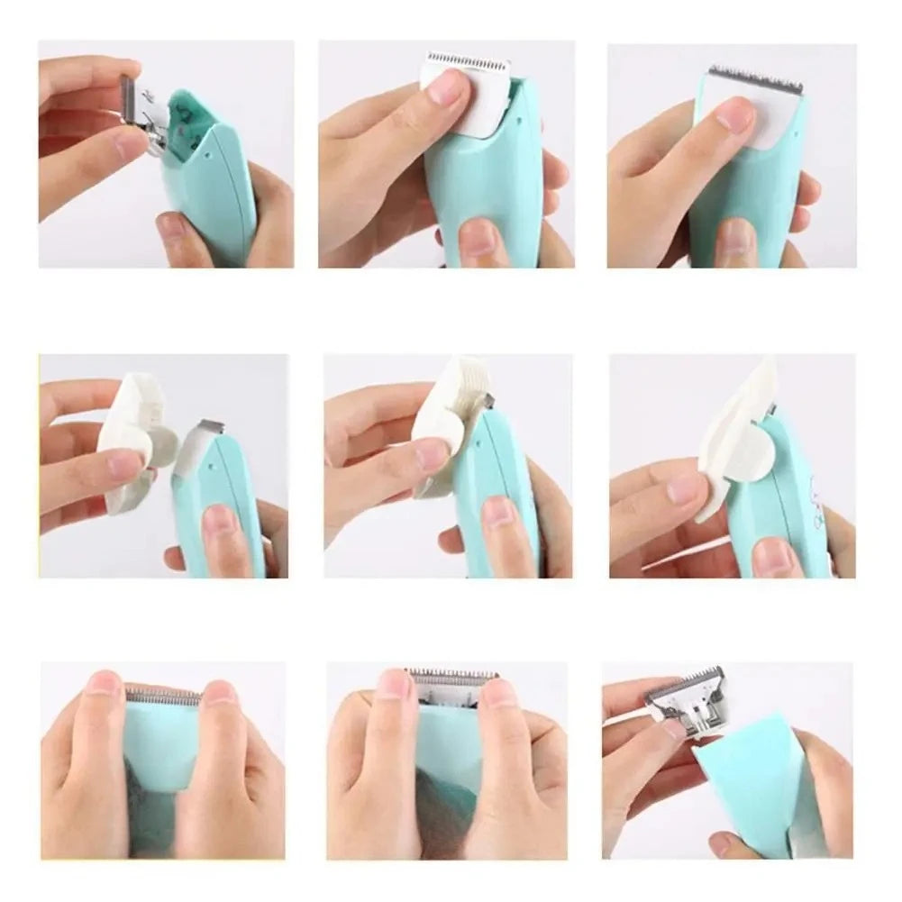 Silent Baby Hair Clipper Children Hair Clippers Electric Quiet Trimmer Kids Cutting Machine Infant Women Pet Hair Shaver