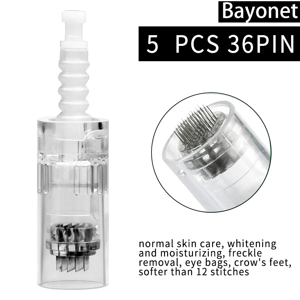 Dermapen Needle for Dr.imp pen Needle Pen 9Pin / 12Pin / 36 Pin Bayonet Screw Port for MYM Microneedling Electric Tattoo Machine