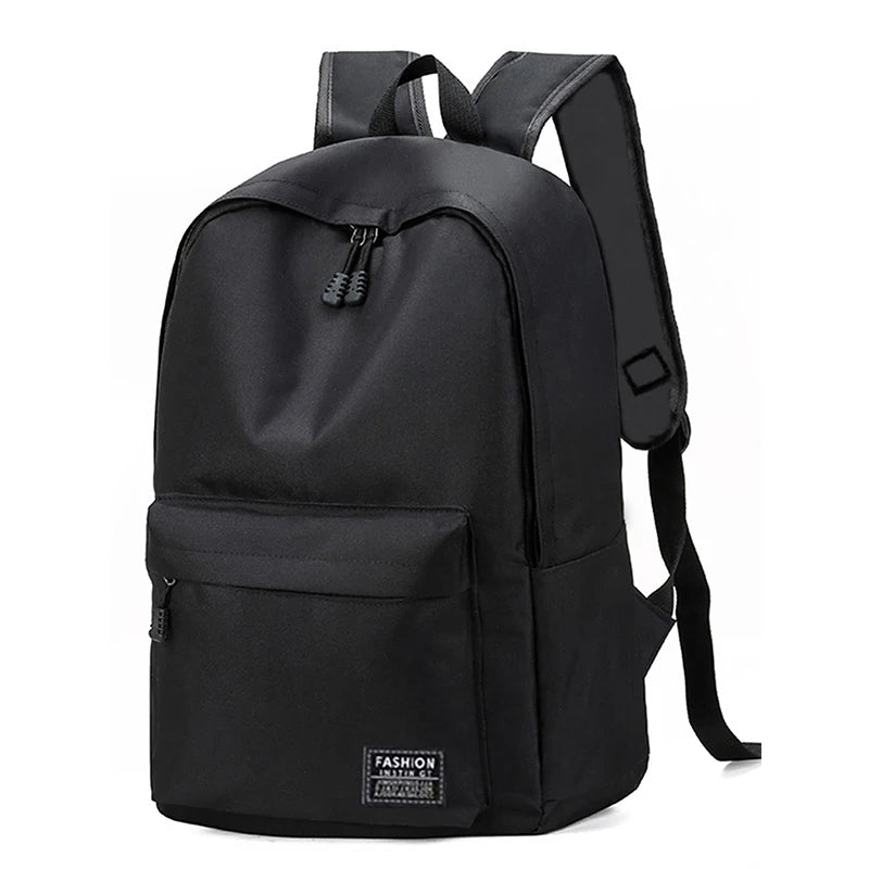 15 Inches Versatile Backpack Trendy Washable Oxford Cloth Computer Bag Black Gray Blue Red School Student Backpack Unisex