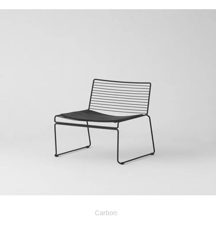 Nordic Fashion Backrest Home Chair Personality Hollow Leisure Chair Single Dining Chair Decorative Chair Outdoor Balcony Couch