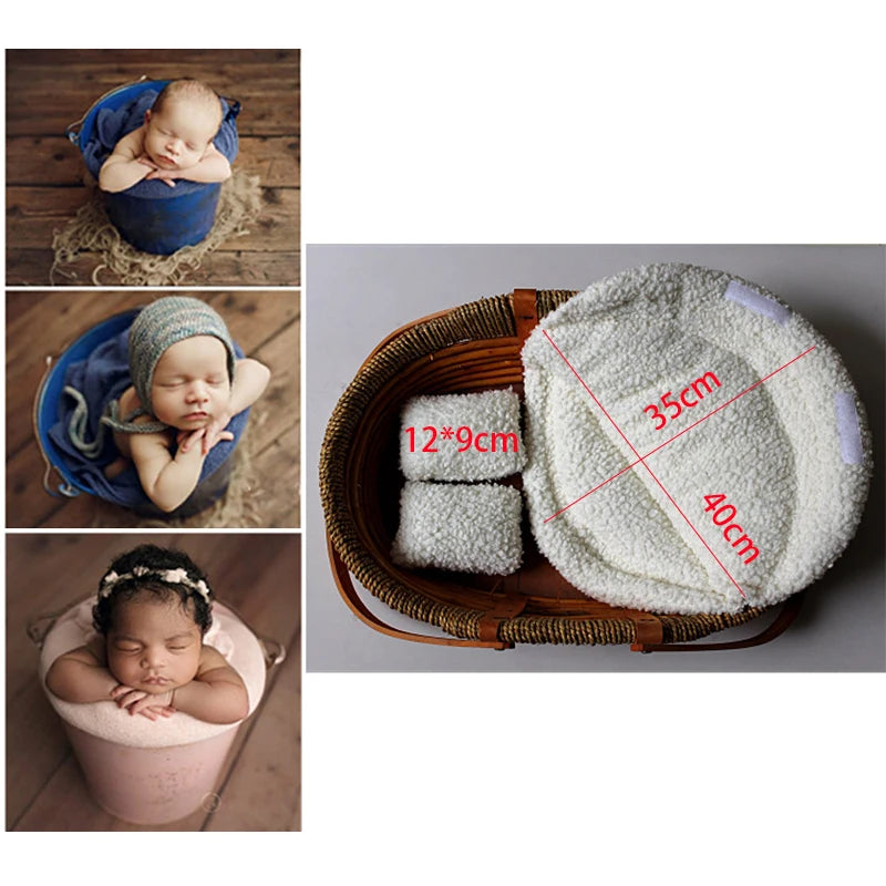 Newborn Photography Props Pillows Basket Filler Photo Shooting Accessories Studio Posing Aid For Baby 29 Models Fotografia Gifts
