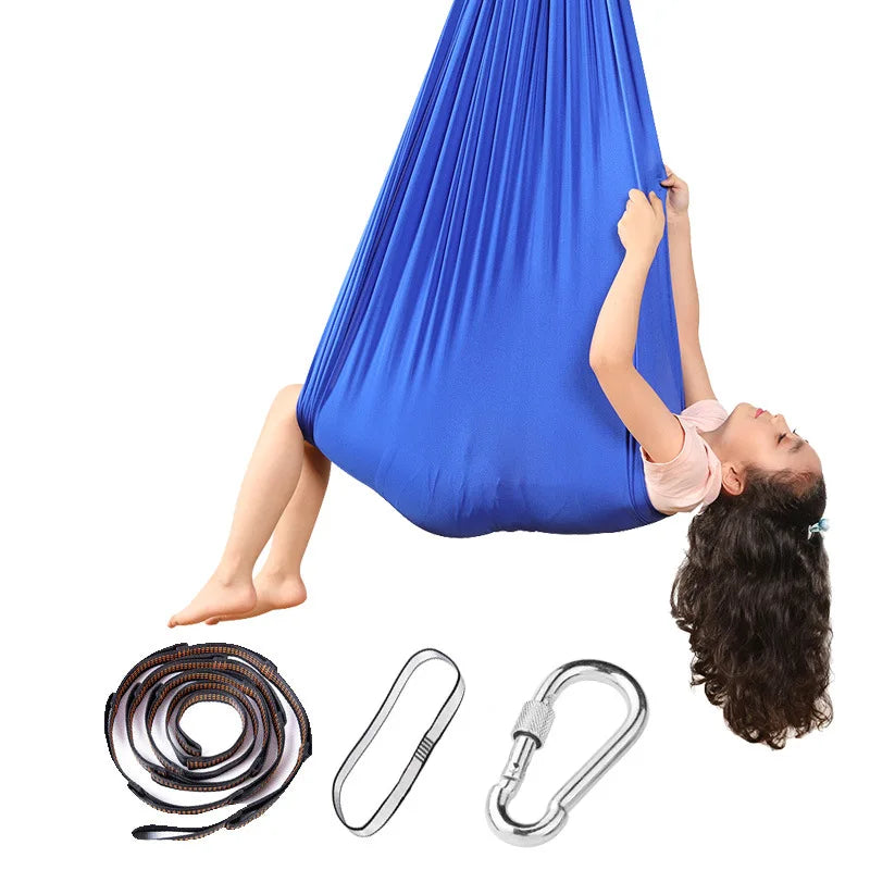 Children's hammock sensory swing adjustable indoor yoga adult outdoor training hammock 280*100cm