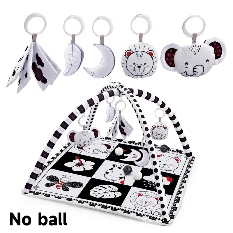 Baby Play Gym Play Mat Tummy Time Activity Game Pad 0-36 Months Newborn Baby Crawling Blanket Baby Fitness Stand Toys Gifts