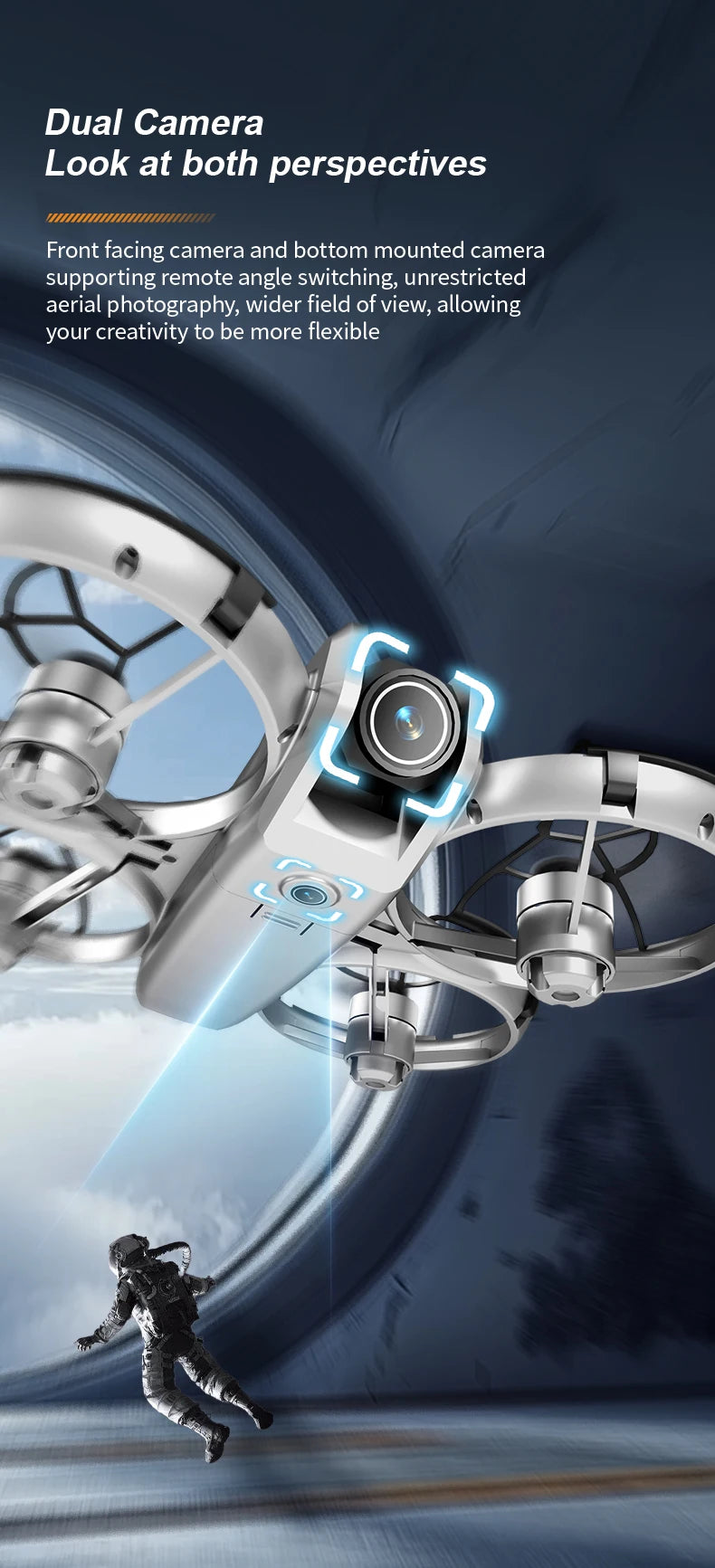 Professional Mini RC Drone 4K WIFI FPV HD Aerial Photography Brushless motor Optical Flow Positioning Dual Camera Quadcopter Toy