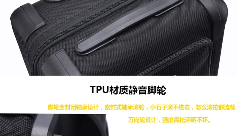 Export German ammunition nylon suitcase Oxford cloth canvas travel luggage box carry on code lock business boarding trolley case
