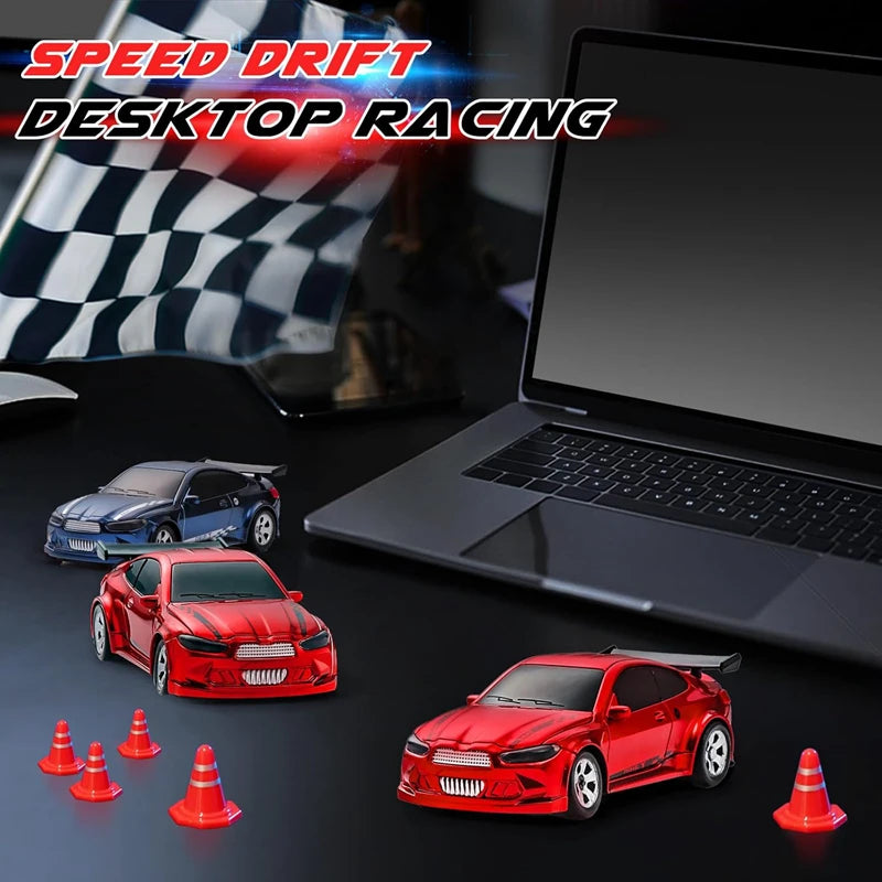 1/64 2.4G High speed Drift Rc Car 4WD Remote Control Car Four Wheel Drive Radio Controlled Mini RTR Racing Model Boy Toy Gift