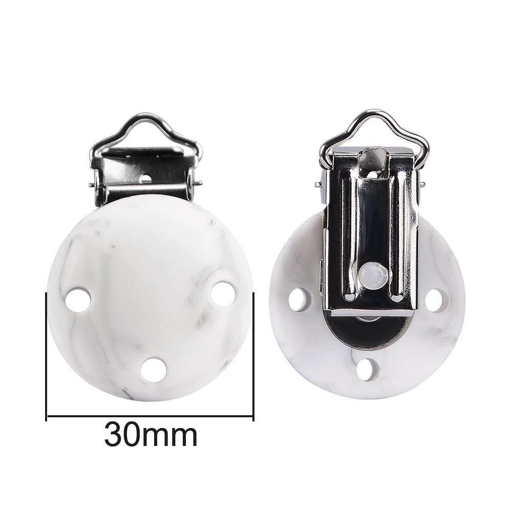 Lofca Silicone Clip 5 PCS Baby Pacifiers for DIY Pacifier Chain Nursing Teething Baby Gifts Food Grade Free BPA Baby