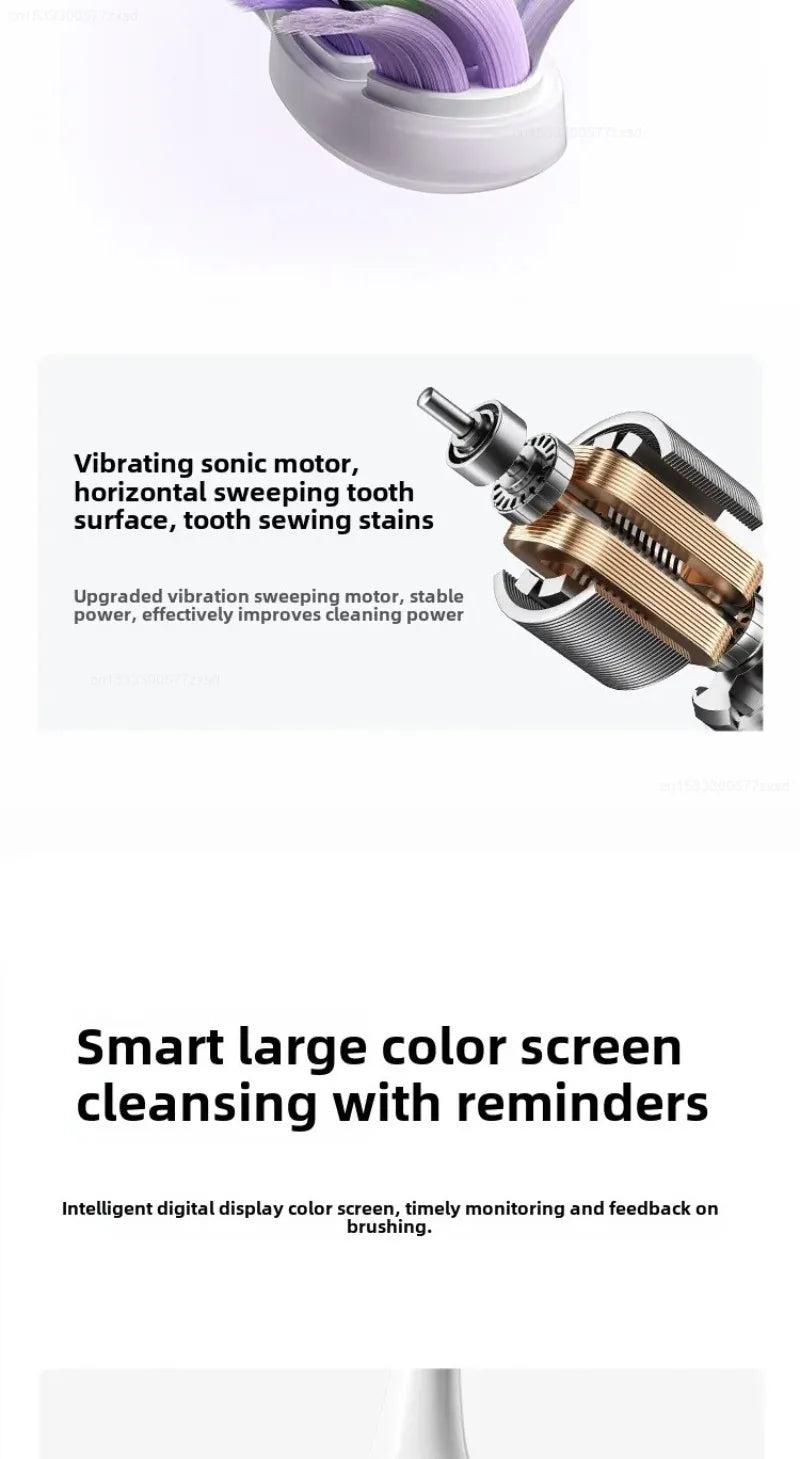New Xiaomi Mijia Sonic Sweep Vibration Electric Toothbrush Pro Intelligent Tooth Surface Recognition Digital Display Reminder