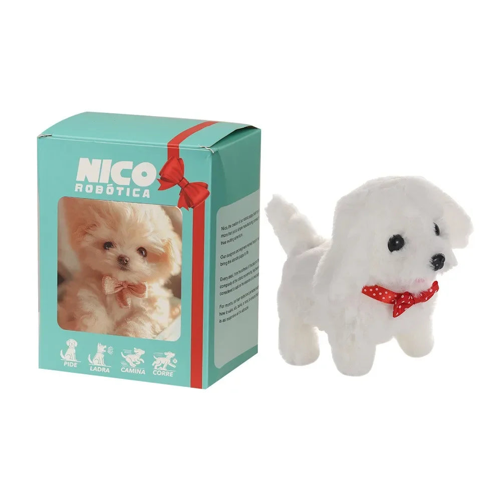 Interactive Plush Electric Toy Dog That Walks and Barks - Intelligent Pet Gift for Kids Birthday