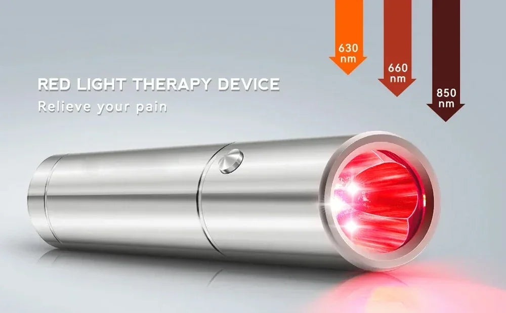 Red Light Therapy Device Cold Laser Physical Treatment 5 Wavelengths Near Infrared 940nm Light Therapy Skin Health Body Pain