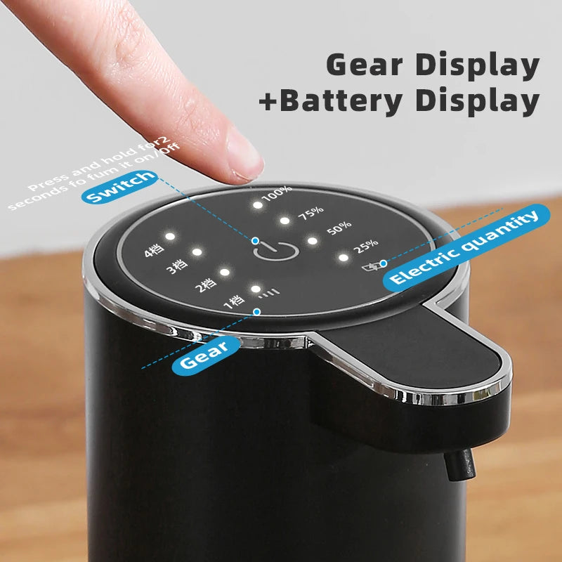 New Wall Mounted Automatic Soap Dispenser Foam Smart Hand Washing Machine 500ml Liquid Rechargeable Bathroom Induction Sensor