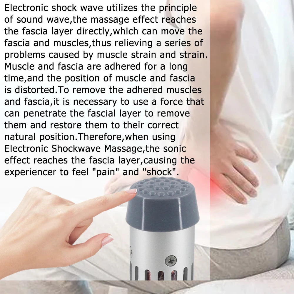 Shockwave Therapy Machine 300MJ For Effective ED Treatment And Body Pain Relief Massage Newest Professional Shock Wave Massager