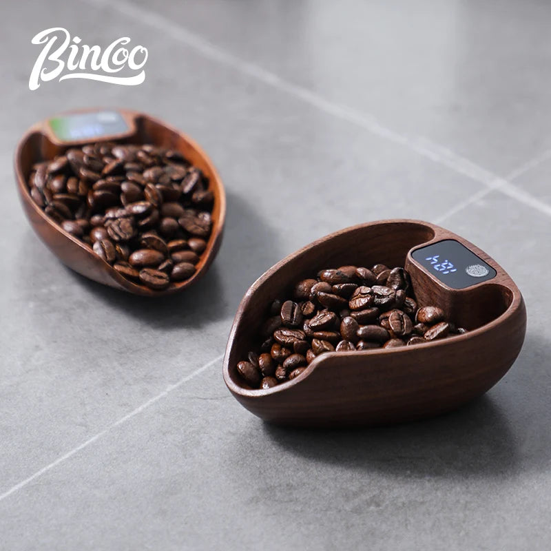 Bincoo Coffee Electronic Scale Professional Coffee Scale Portable Bean Plate 0.1g Accurate Weight Rechargeable