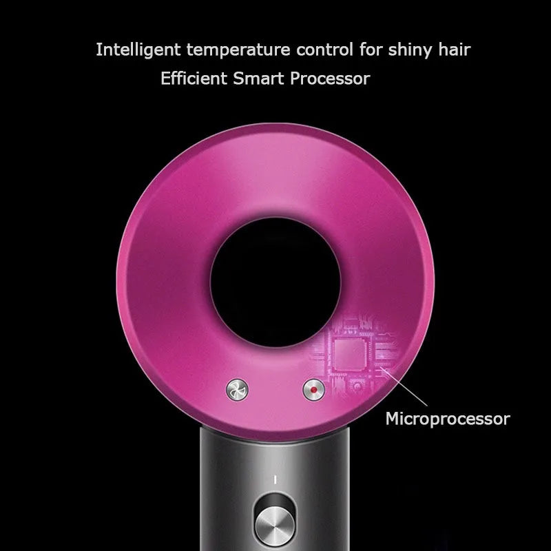 Leafless Hair Dryer New Professional With Flyaway Attachment Negative Ionic Premium Hair Dryers Multifunction Salon Style Tool