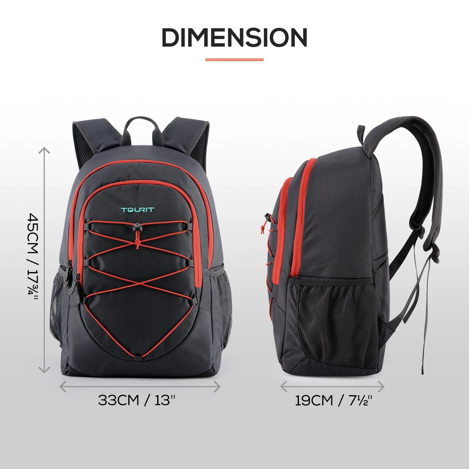 TOURIT 30L Thermal Backpack Cooler bag for drinks Insulated Bag Travel Beach Beer Leak-proof Food lunch Bags Portable Coolers