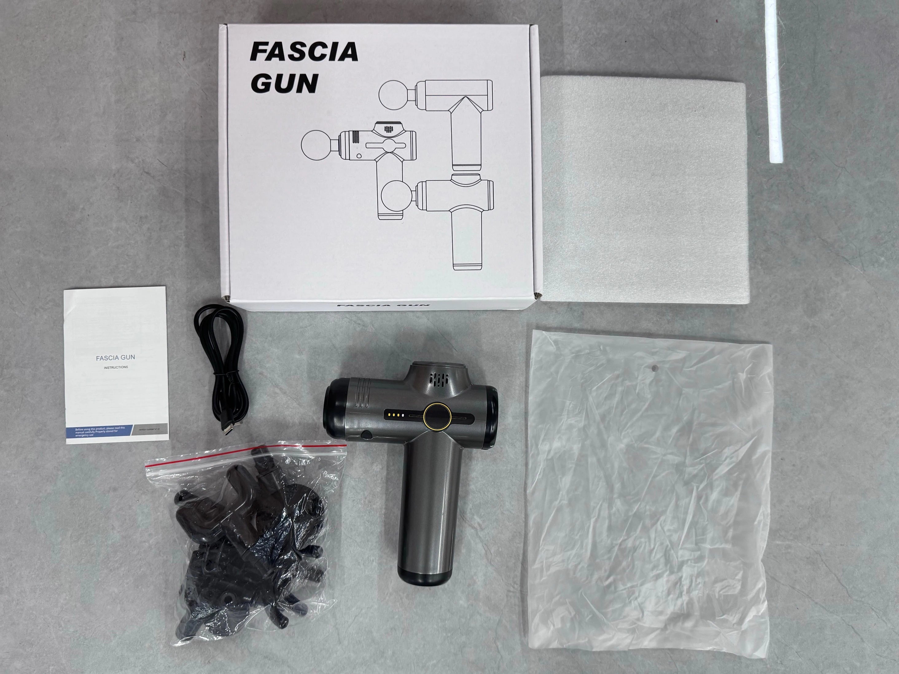 Professional-Grade Percussion Massage Gun - Deep Tissue Muscle Relaxation Back & Body Deep Tissue Relaxation