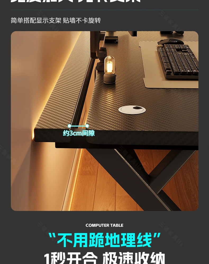 Hidden Aesthetic Office Desk Unique Living Room Musical Studio Office Desk Reception Vanity Mesa Ordenador Home Furniture