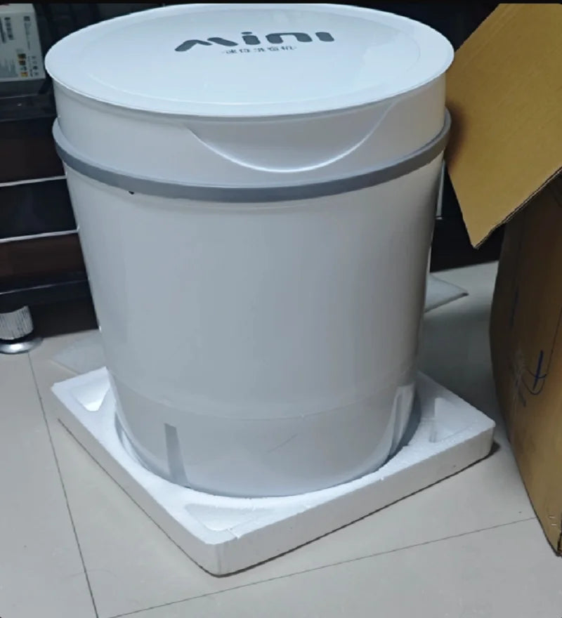 220V VCJ Single Tub  Washing Machine| Mini Laundry Washer for Baby and Child Clothes DW