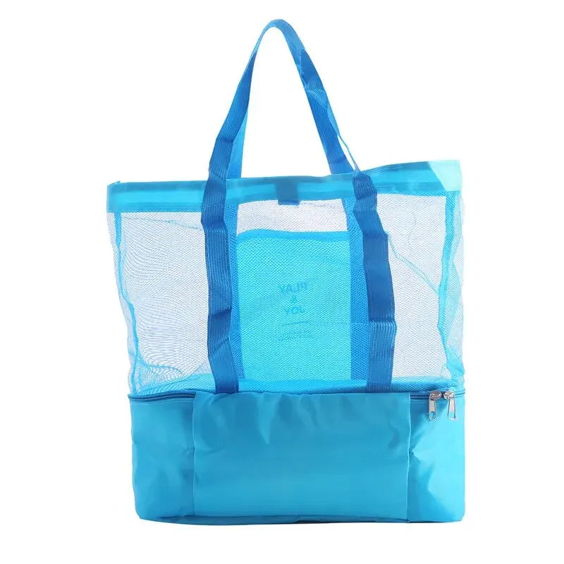 Tote Waterproof Bento Bag Swimming Bag Travel Storage Beach Bags Insulated Double Layer Picnic Ice Bag
