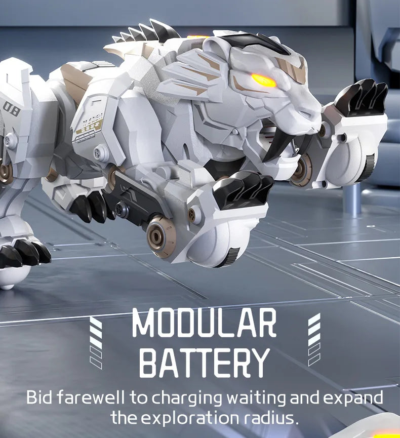 Jjrc R38 Smart Mechanical Tiger Robot Toy Electronic Pet With Touch Gesture Sensing Cross-Border Dancing Stunt Gift