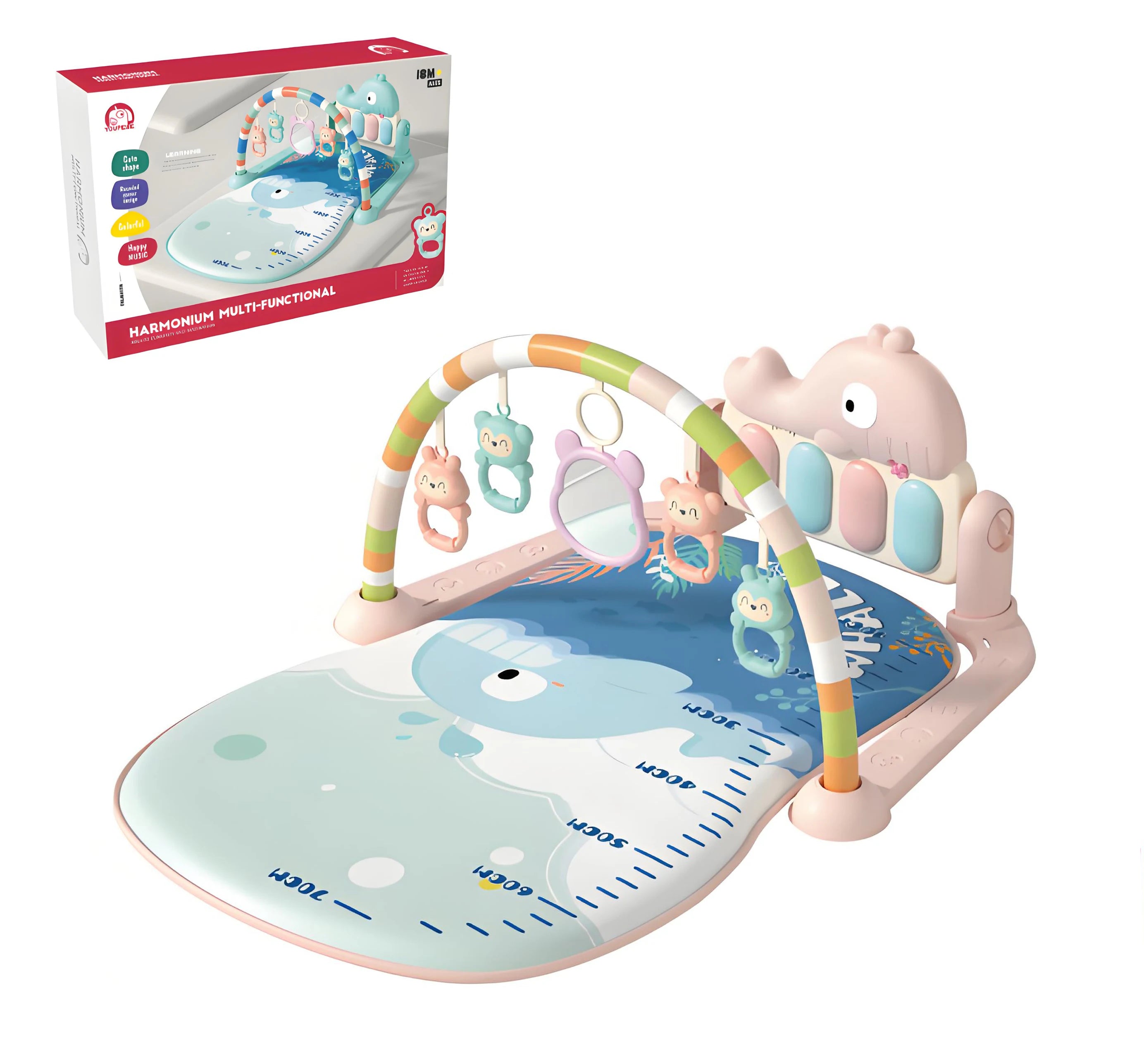 Baby Pedal Piano Fitness Stand Music Play Newborn Piano Crawling Blanket Early Educational Toys Play Mat 0-36 Months Baby Gifts