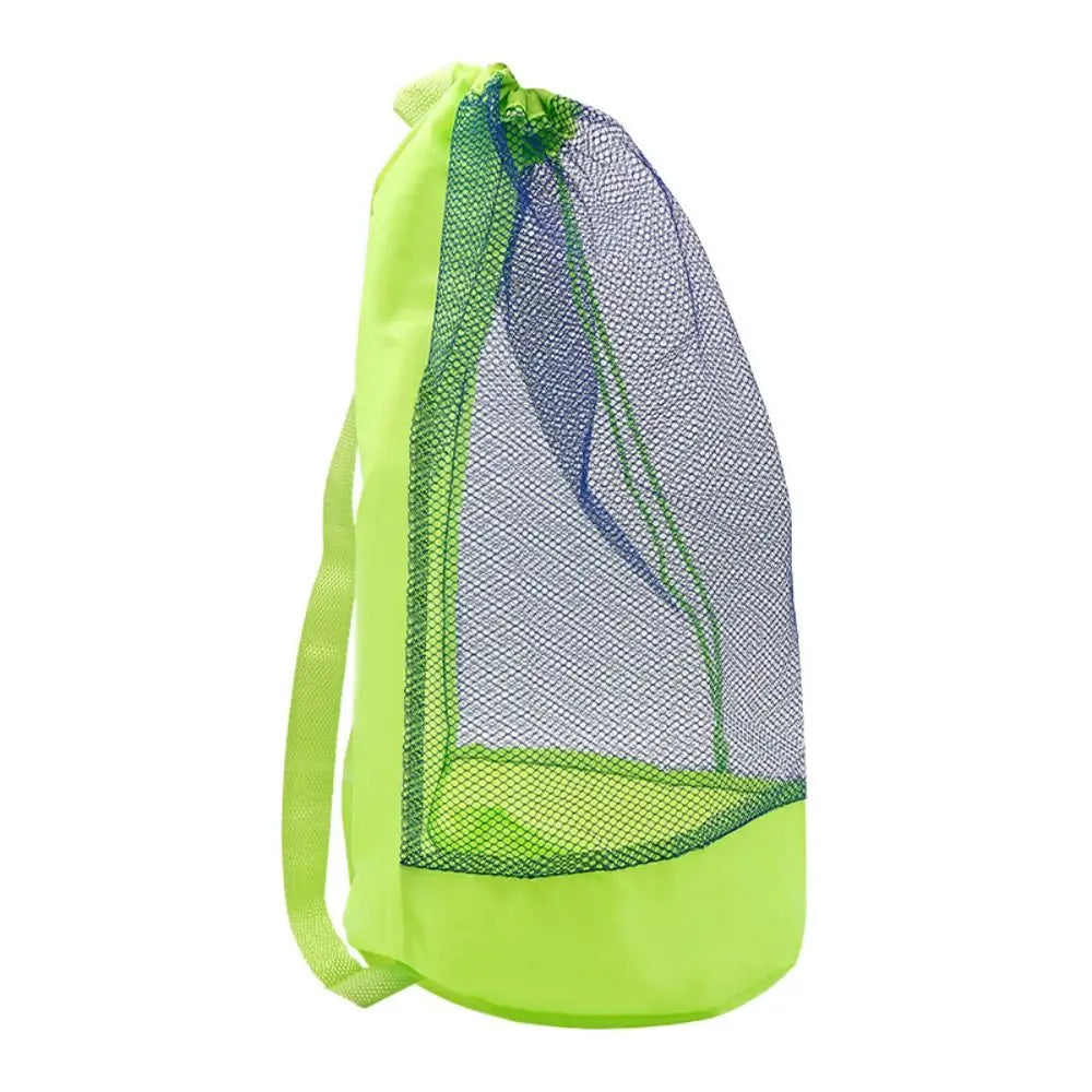 Convenient Large Capacity Beach Bag Foldable Lightweight Swimming Backpack Portable Breathable Beach Toy Baskets Clothes