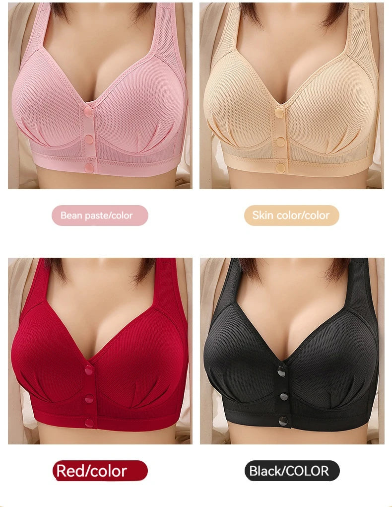 Maternity Bra Wire Free Front Closure Breastfeeding Nursing Bra Pregnant Women Sleeping Bras Gorge Allaitement