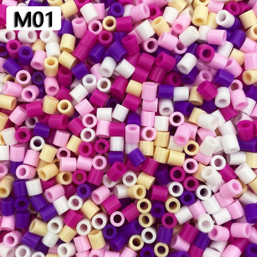 5MM 1000PCs Pixel Puzzle Iron Beads for kids Perler Hama Beads Diy High Quality Handmade Gift toy Fuse Beads