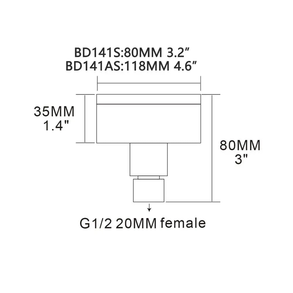Rain Shower Head Boosting High Pressure High Flow Stainless Steel Rainfall Shower Head Adjustable Angles Bathroom Shower